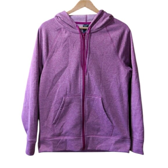 Champion Purple Full Zip Hoodie Jacket Medium - Picture 1 of 14
